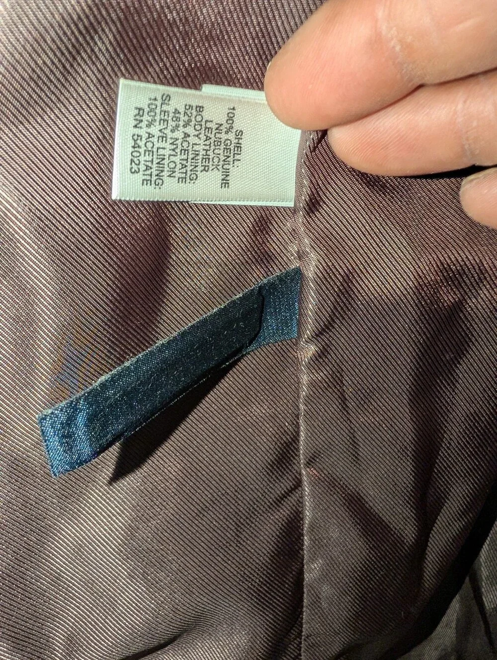 Banana Republic Relaxed Nubuck Leather Blazer
